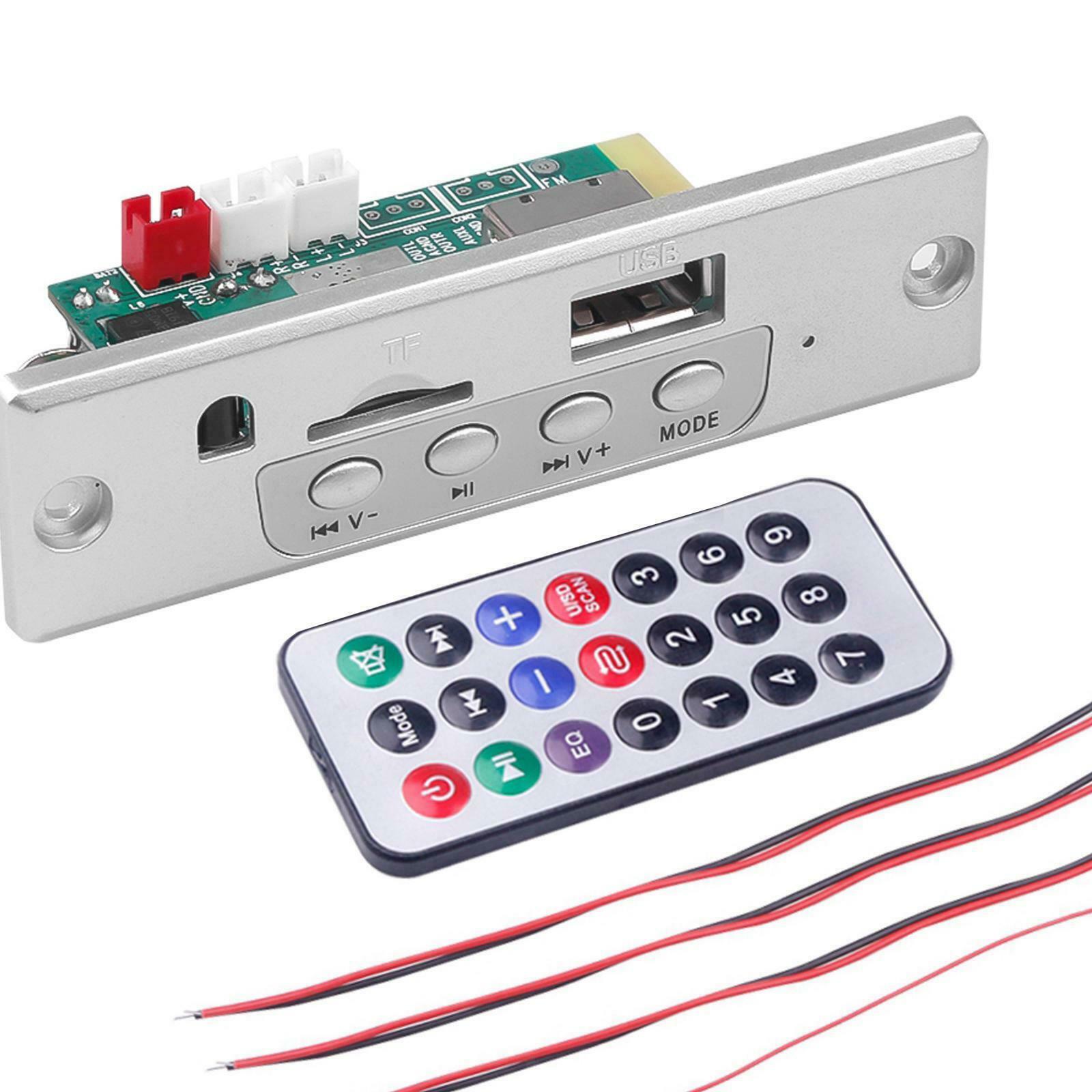 MP3 Player Decoder Board Audio Module with Remote Control Support Recording FM