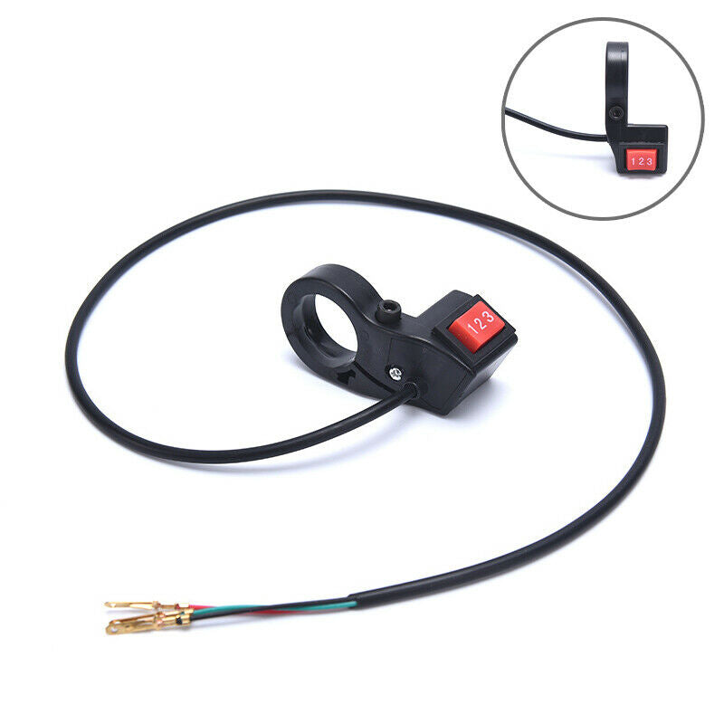 Electric Bicycle Accessory 3 Gears Switch Button Line For E-bike Motor Sc.l8