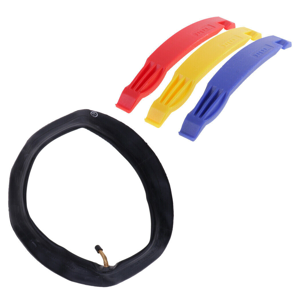 3 Pcs Durable Plastic Tyre Tire Levers Set and Inner Tube Replacement Set for