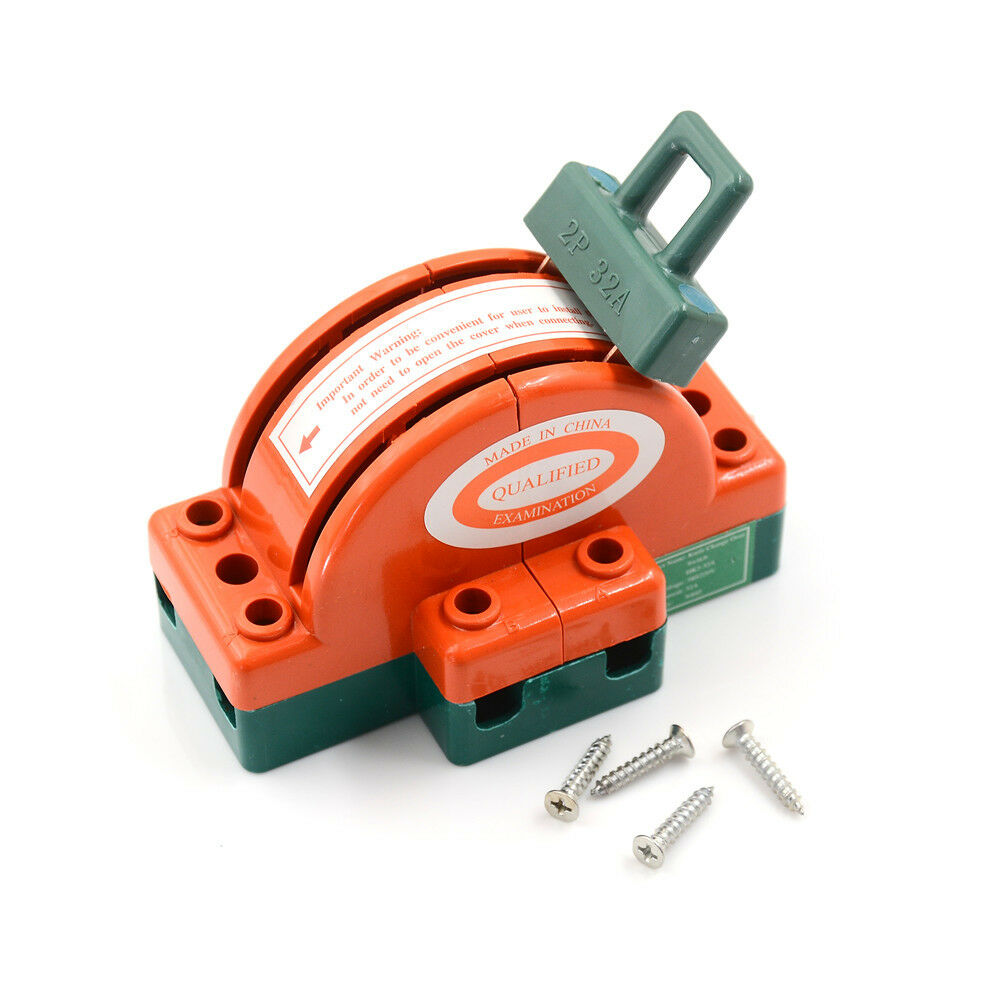 32A AC 220V 2 Pole Double Throw DPDT   Safety Disconnect Switch  WF