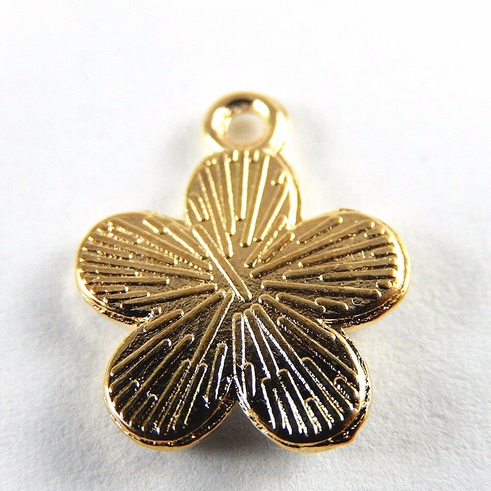 10pcs Lots White Enamel Flower Charms Pendants Zinc Alloy Jewelry Findings