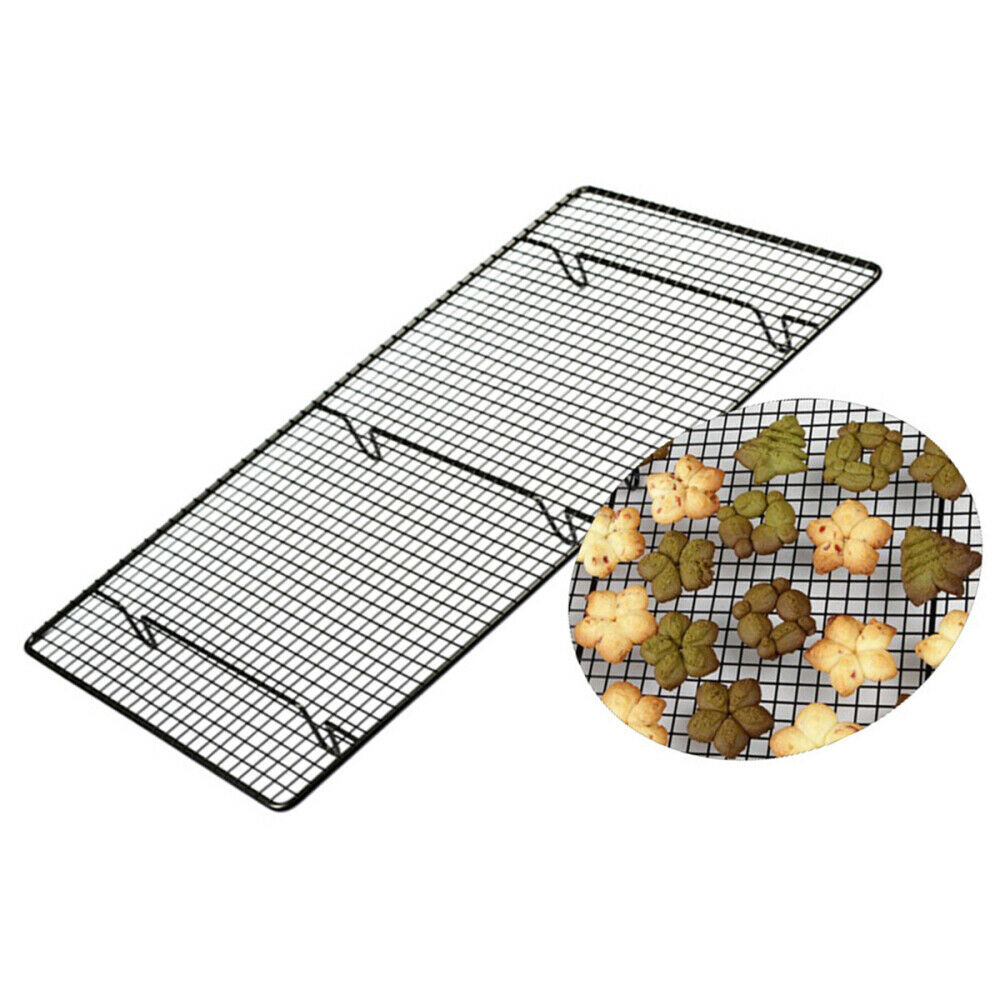 Metal Cake Cooling Rack Grid Net Baking Tray Cookies Bread Drying Stand Tool