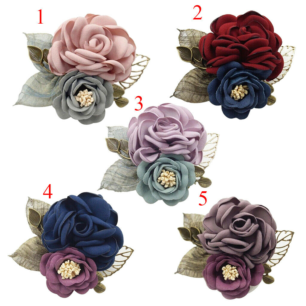 Korean Brooch Pin Groom Corsage Breastpin Wedding Party Dress Ornaments