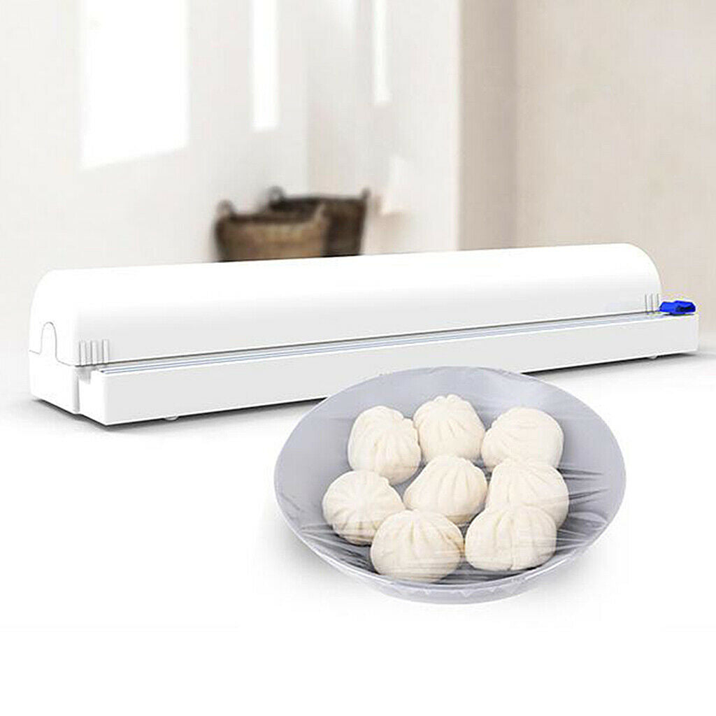 Punch-free Food Wrap Dispenser Cutter Foil Cling Film Wrap Dispenser Kitchen