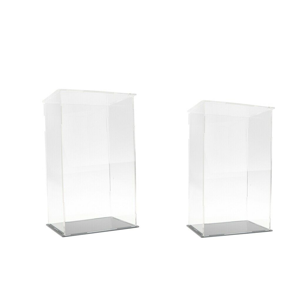 Display Protectors Showcase Storage Box for RG Gundam Statue 13.5x11x23.5cm