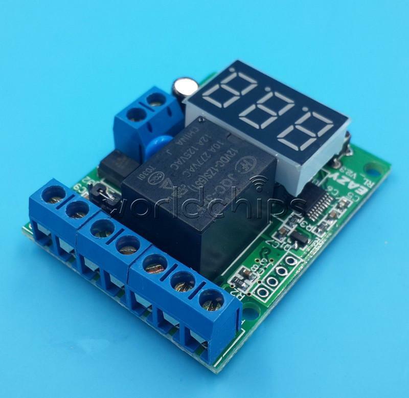 DC 12V Counting Cycle Timer Control Delay Relay Module Voltage Detection