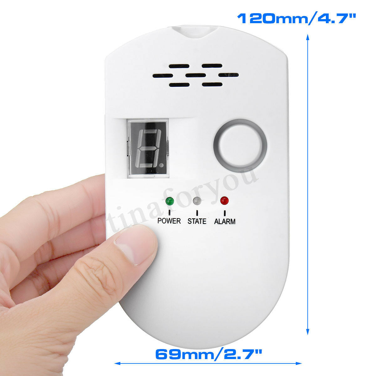 Digital Gas Leak Detector Propane Butane Methane Natural Sensitive Alarm Sensor