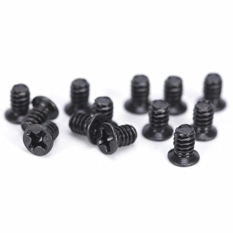 100pcs M3.5x6mm Black Screw Hard Drive HDD Tray Computer Chassis Hard Disk