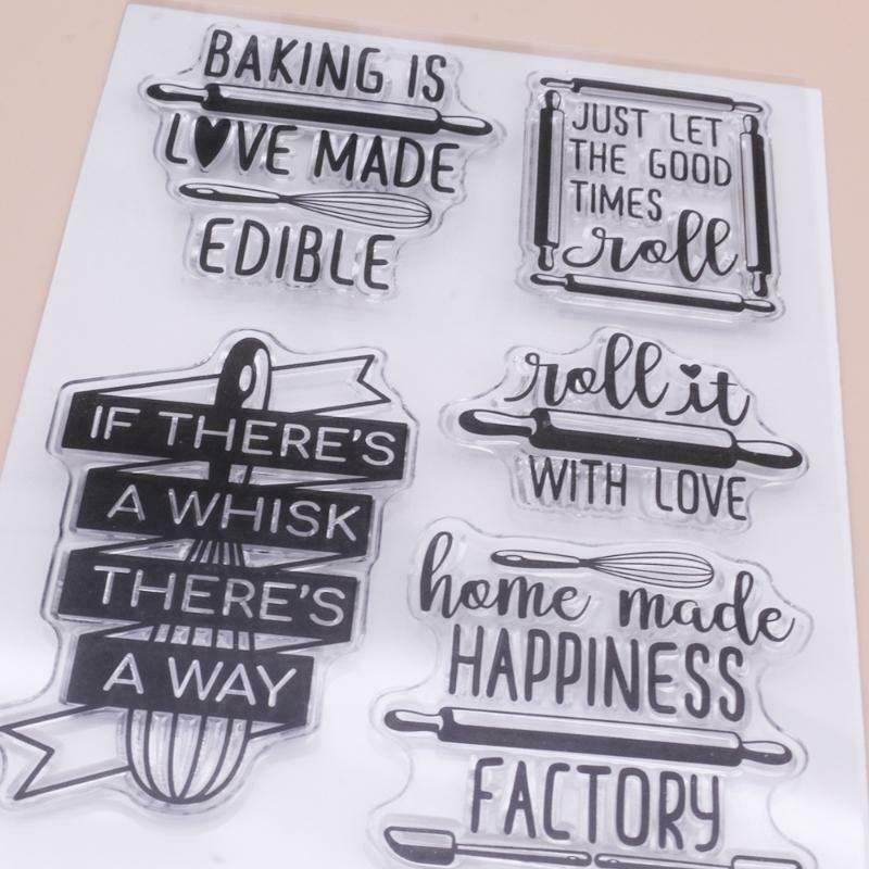 Baking Silicone Clear Seal Stamp DIY Scrapbooking Embossing Photo Album Decor