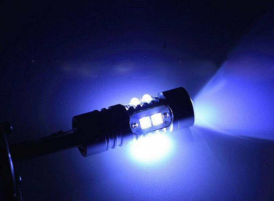 2pcs H1 LED HID Light-blue Bulb for Fog Light Indicator Wide Lamp DRL 8000K