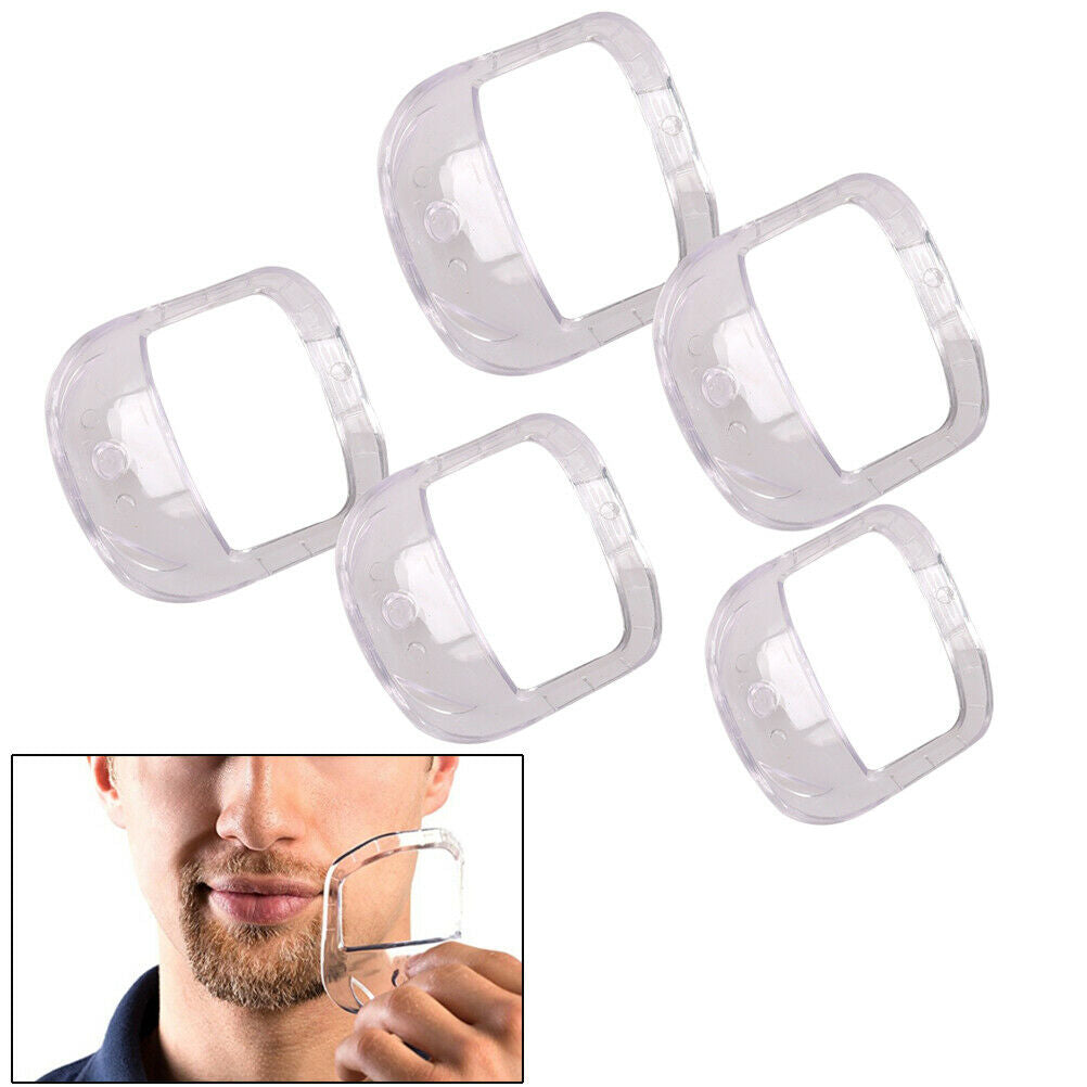 5x/lot Beard Comb Hairbrush Symmetric Cut Salon Mustache Beard Styling Te.l8