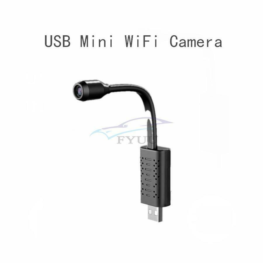 1PCS 4K Mini USB IP Wireless WiFi HD 160° Wide Angle Security Camera Universal