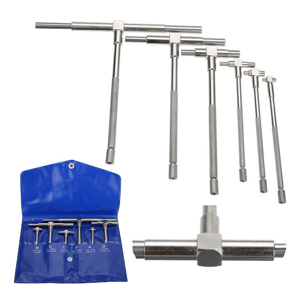 Telescopic Gauge Set Machinist Micrometer Precision Engineers Gage Kit