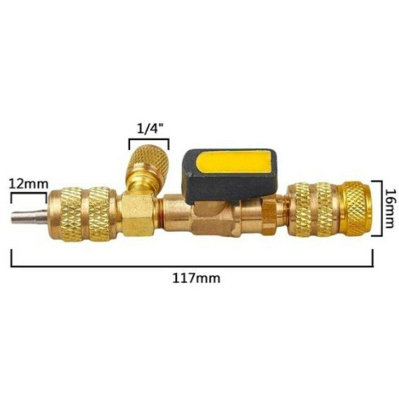 4X(1Pc R410A R22 Dual Size SAE Port HVAC Valve Core Removal/Installer Tool(A1H4)
