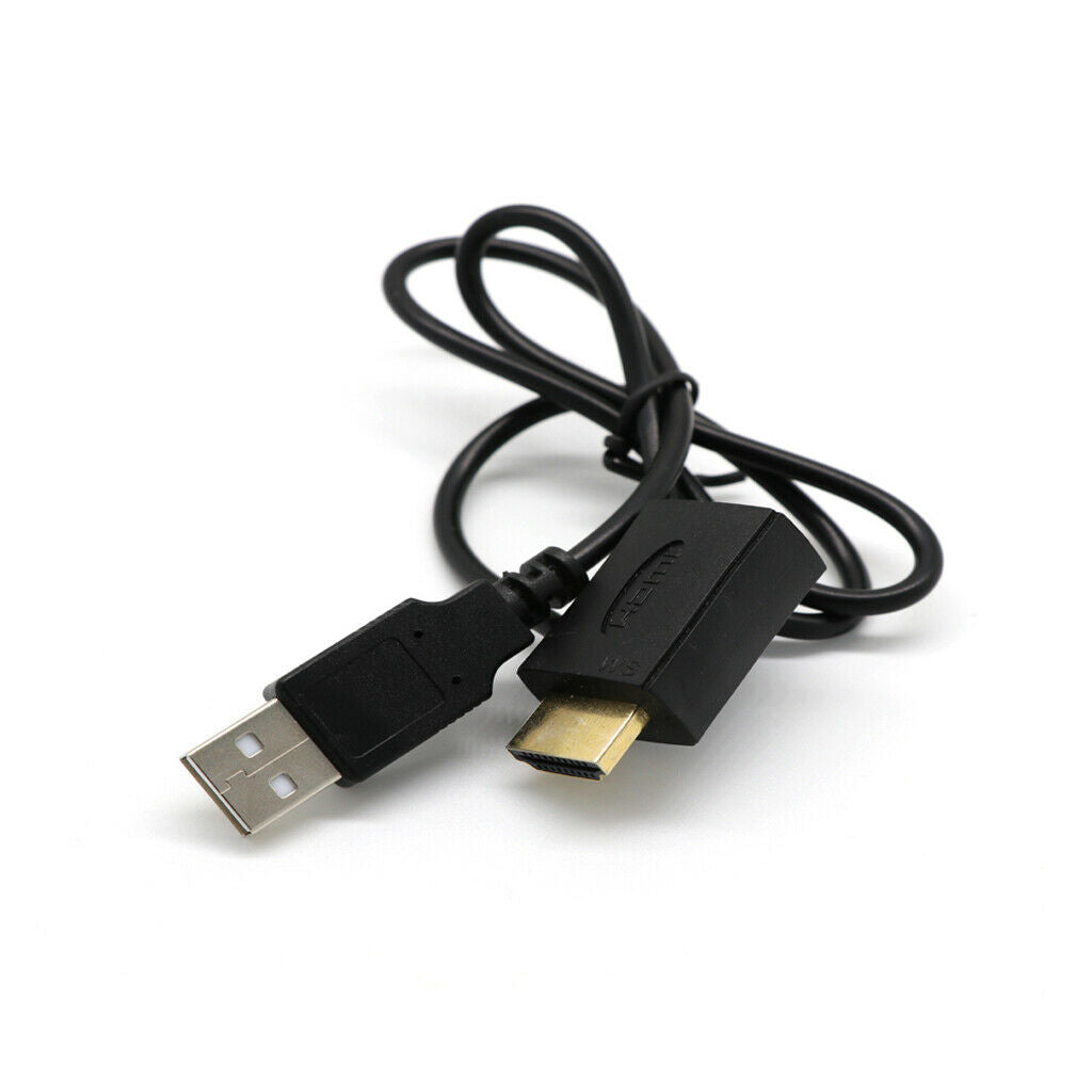 Male To Female Adapter Connector +USB 2.0 Charger Power Supply Cable Cord