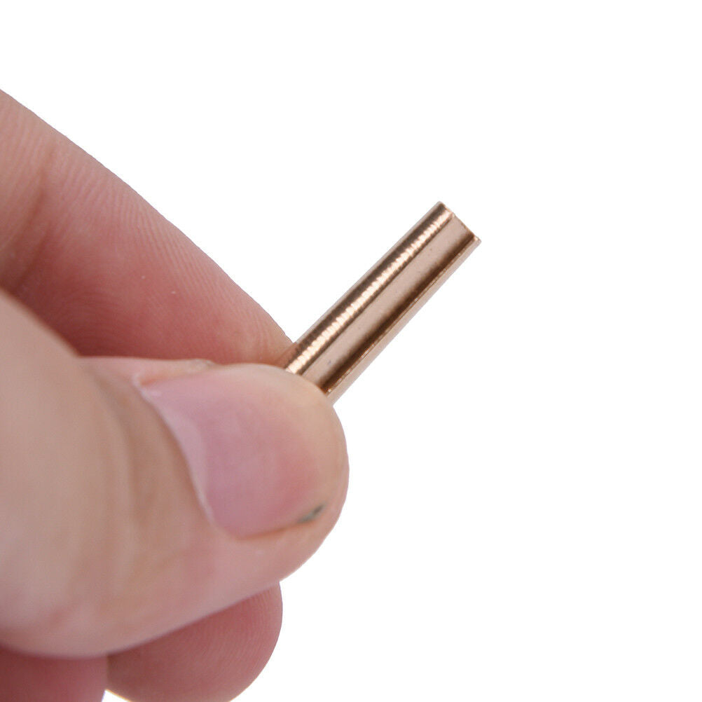 6Pcs Brass Bridge Pins for Acoustic Guitar 27mm Length Head Diameter 8mm DD