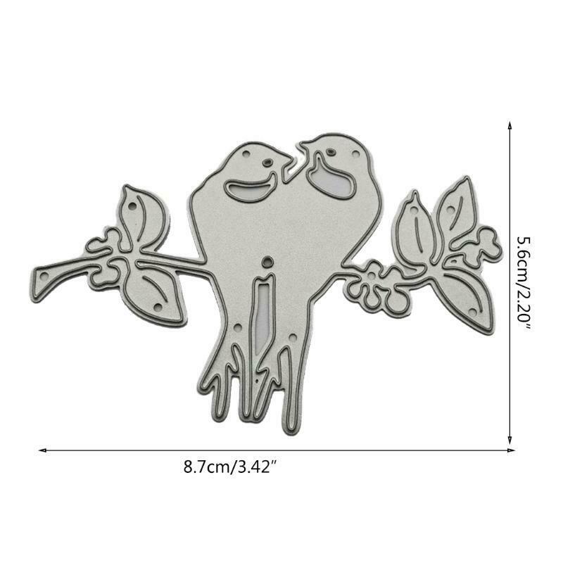 Lovebirds Metal Cutting Dies Stencil DIY Scrapbooking Album Paper Card Template