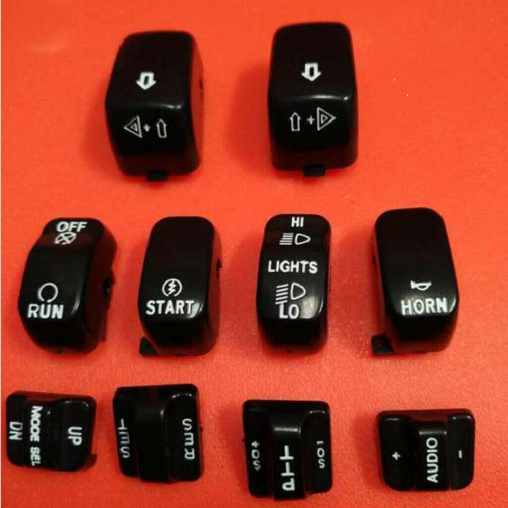 10x Hand Control Switch Housing   Buttons For  FLHT FLHTC FLHX FLTRX