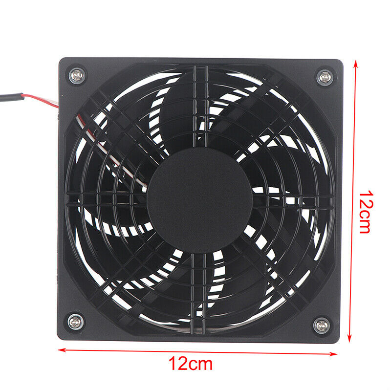 Router fan DIY PC Cooler TV Box Wireless Cooling  5V USB power 120mm fanBDAU