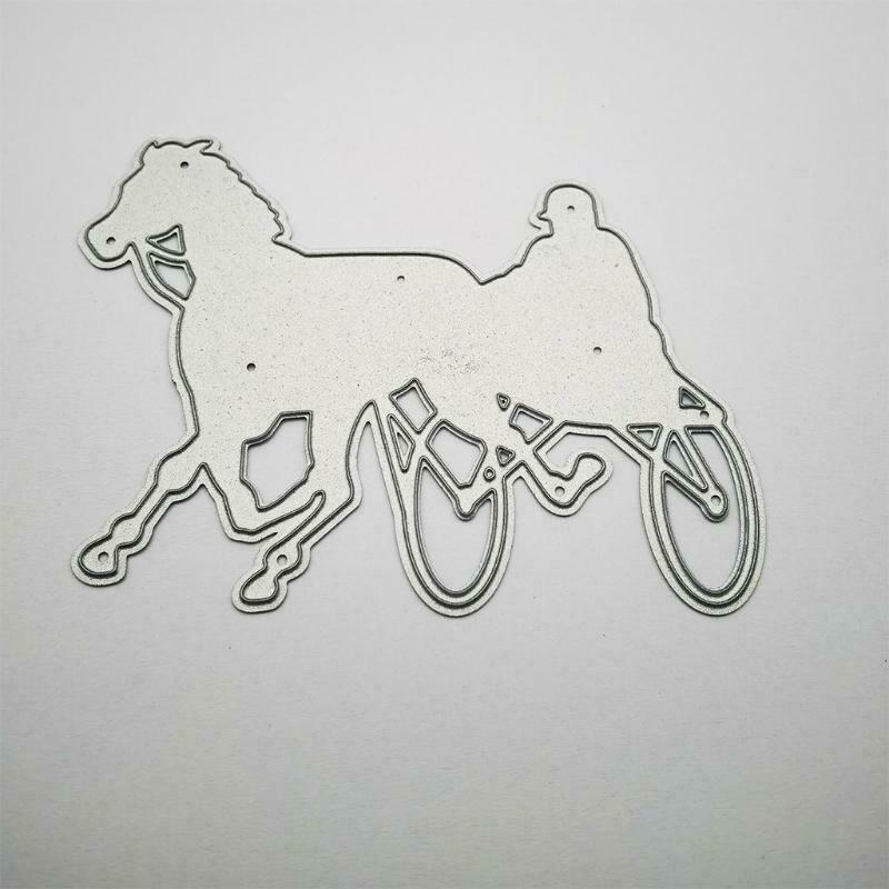 Carriage Metal Cutting Dies Stencil DIY Scrapbooking Album Paper Card Template
