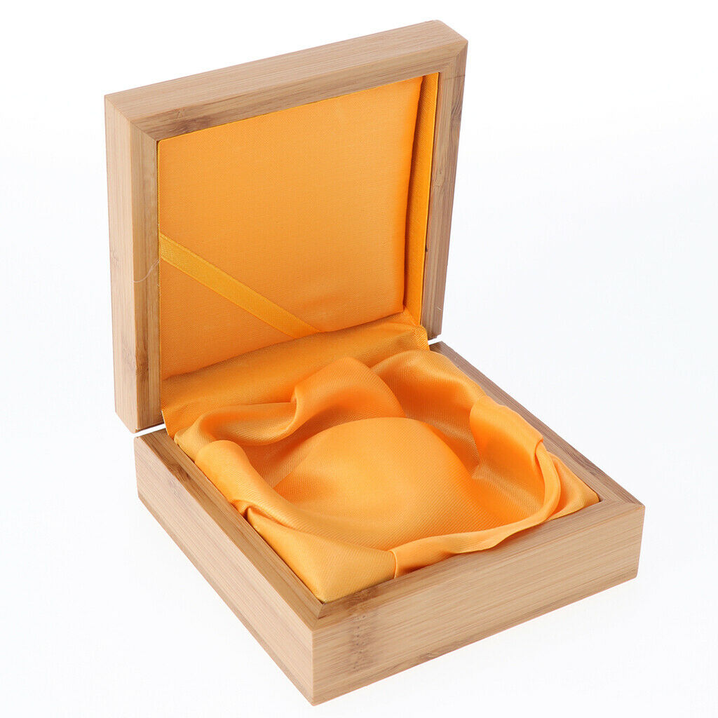 Wooden Jewelry Display Box Bracelet Bangle Storage Packaging Case 11x11x4cm