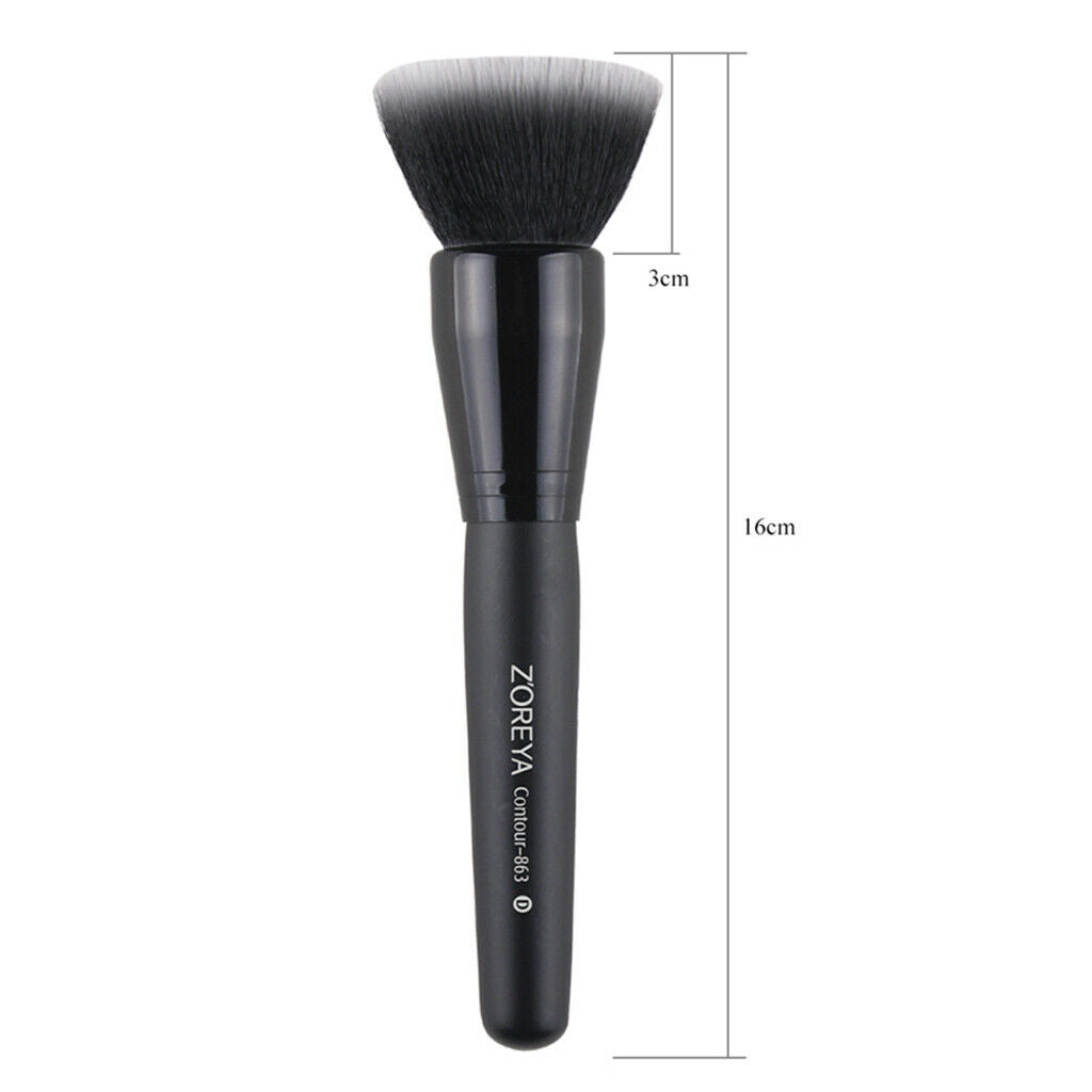 Makeup Foundation Flat Contour Kabuki Brush for Blending Buffing Stipplings