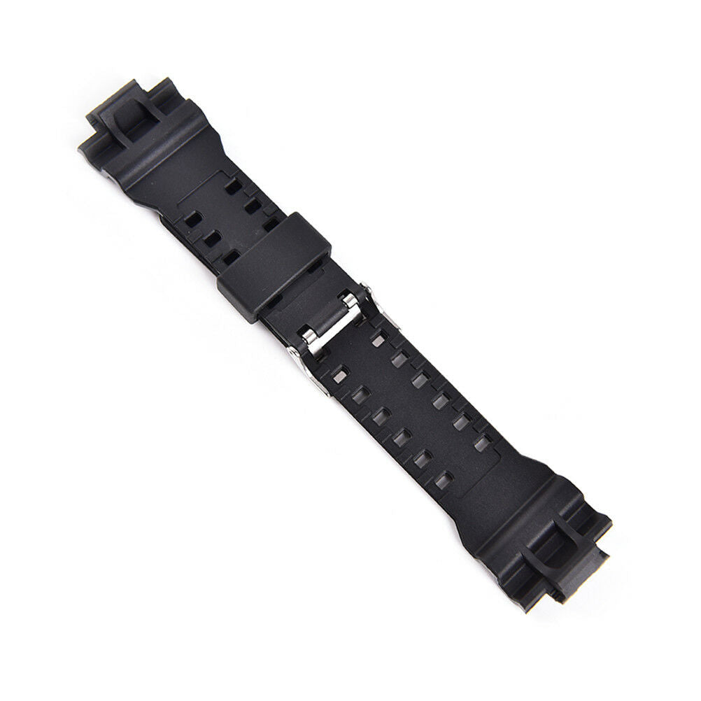 16mm Rubber Watchbands Men Black Sport Diving Silicone Watch Strap For g-.l8