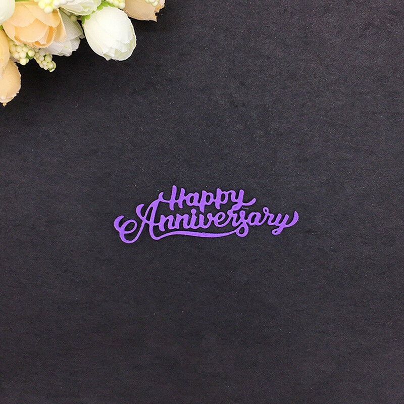 happy anniversary framed cutting dies stencil scrapbook album paper craft.l8
