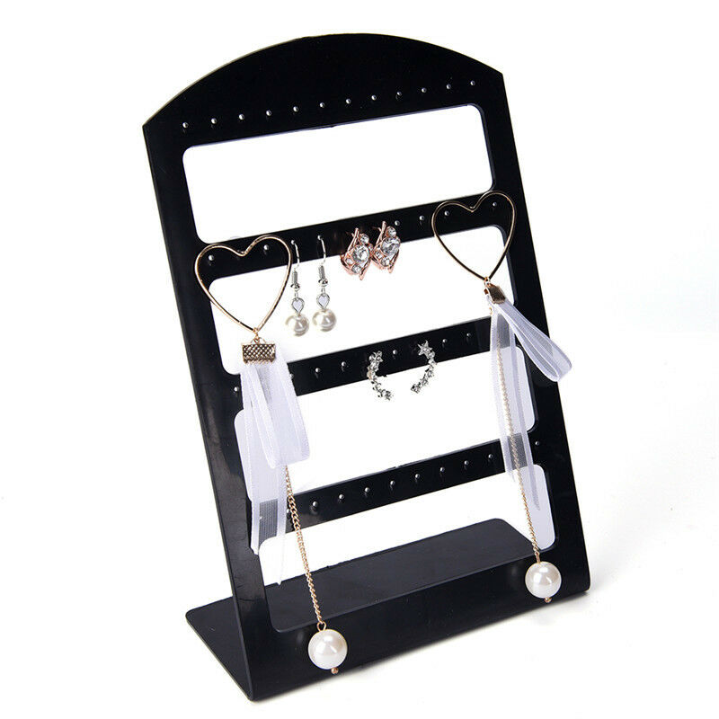 48 Holes Earrings Jewelry Plastic Display Rack Stand Organizer Holde.l8