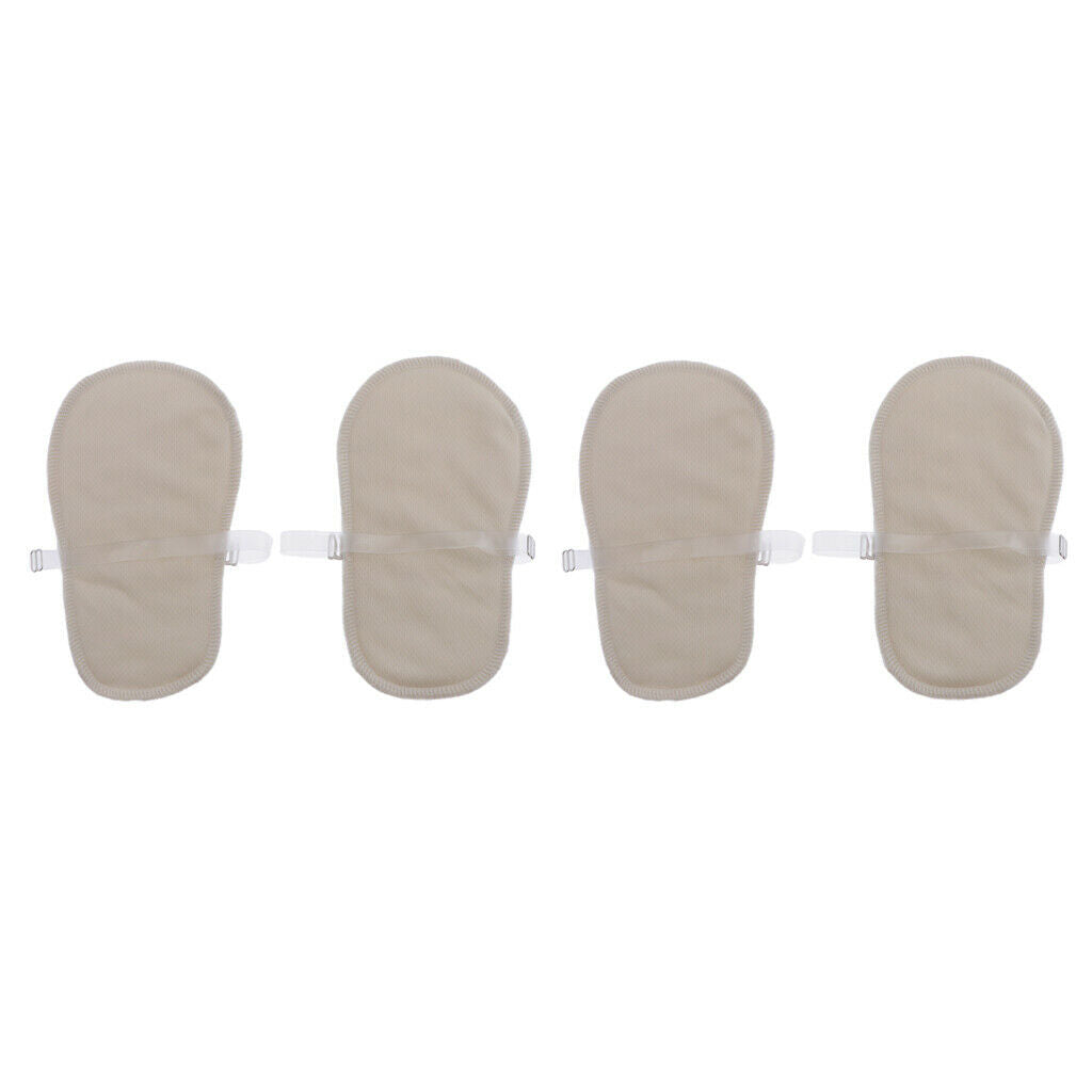 2Pairs Unisex Washable Breathable Underarm Armpit Sweat Absorbing Shield Pad