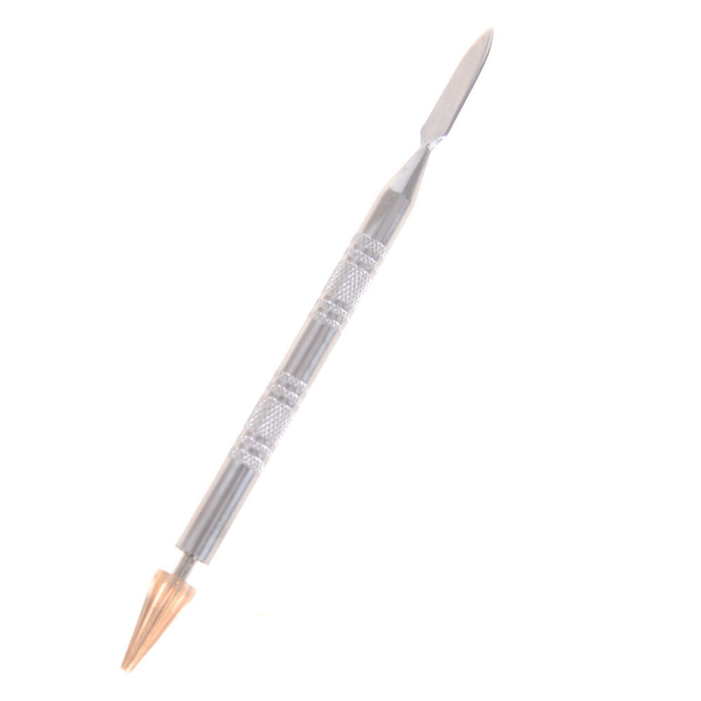 Brass Top Edge Dye Roller Oil Pen Applicator Belt Finisher Leather Diy Craft DD