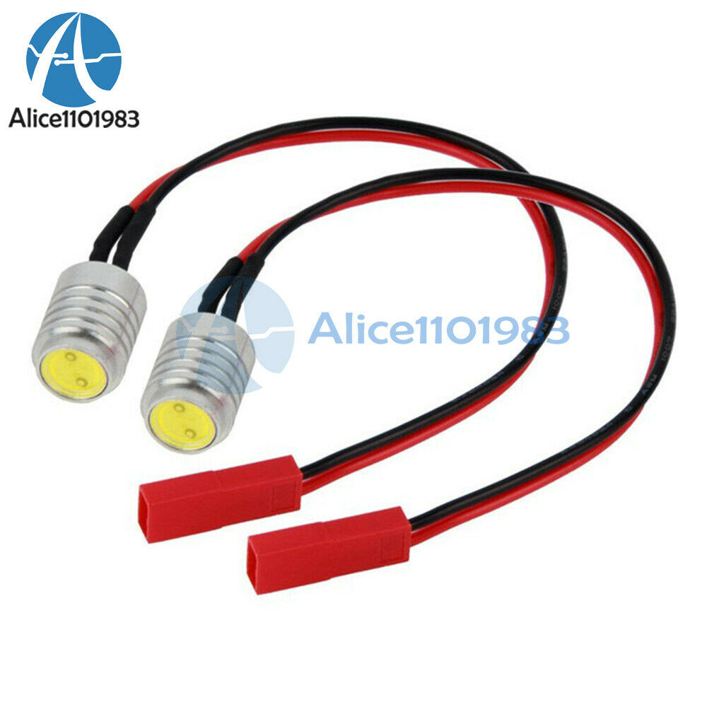 2PCS RC FPV Night Flying Searchlight 1.5W Bright LED Lights for Airplane QAV250