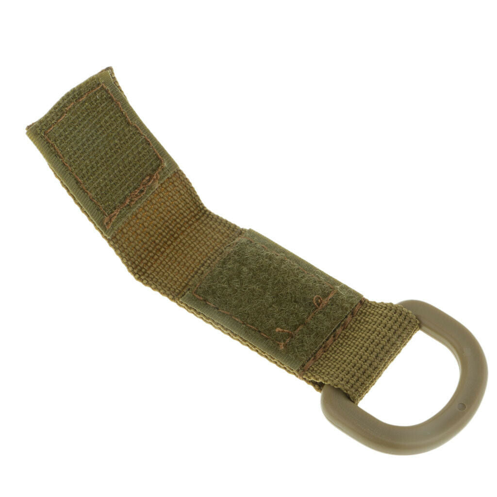 6pcs Nylon Molle Webbing Hanger Hook, Carabiner Water Bottle Buckle Holder for