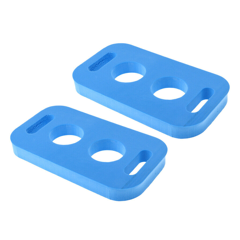 2x Swimming Noodle Connector Holed Pool Training Aid Swim Set Blue
