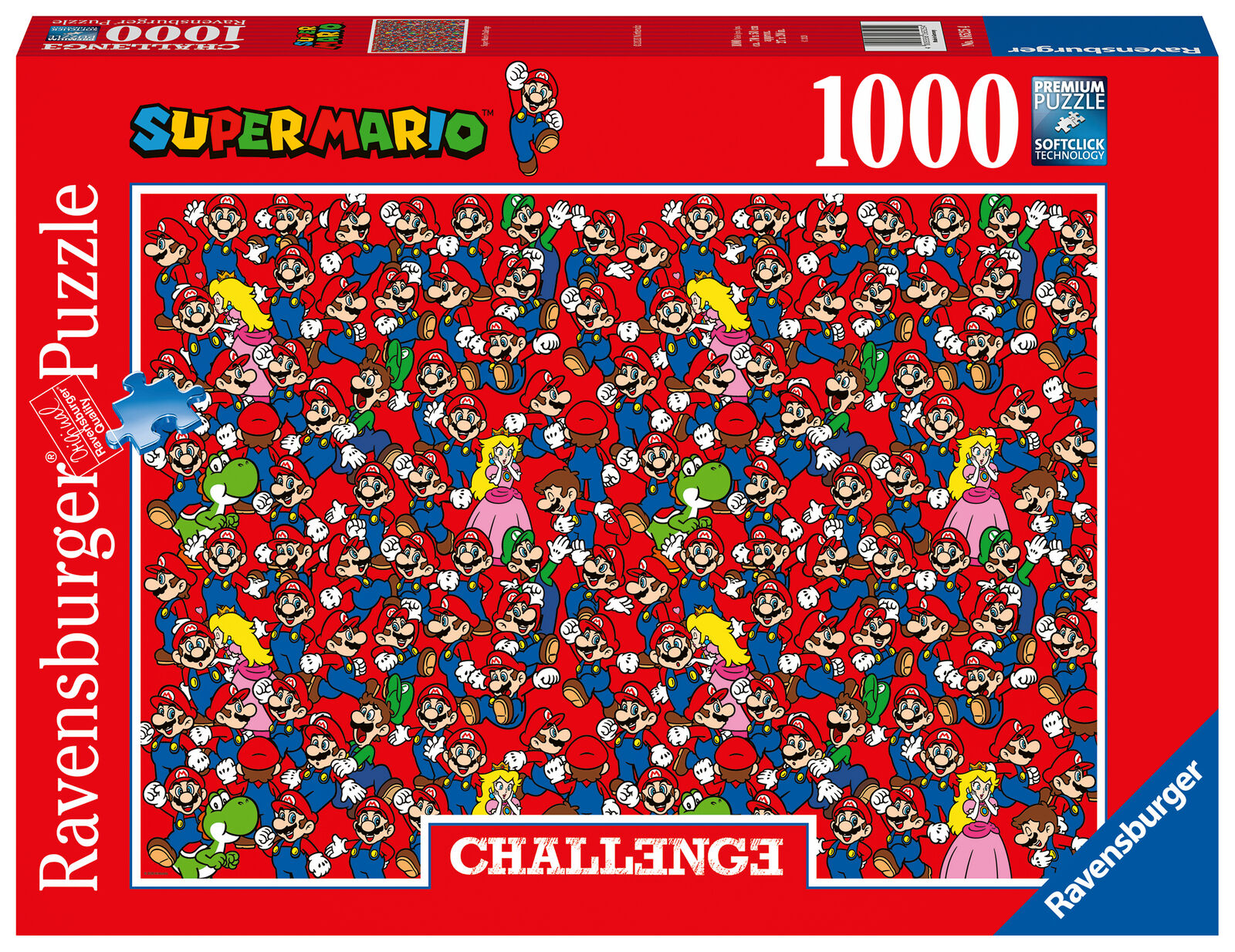 16525 Ravensburger Challenge - Super Mario Jigsaw Puzzle 1000 Pieces 12 Years+