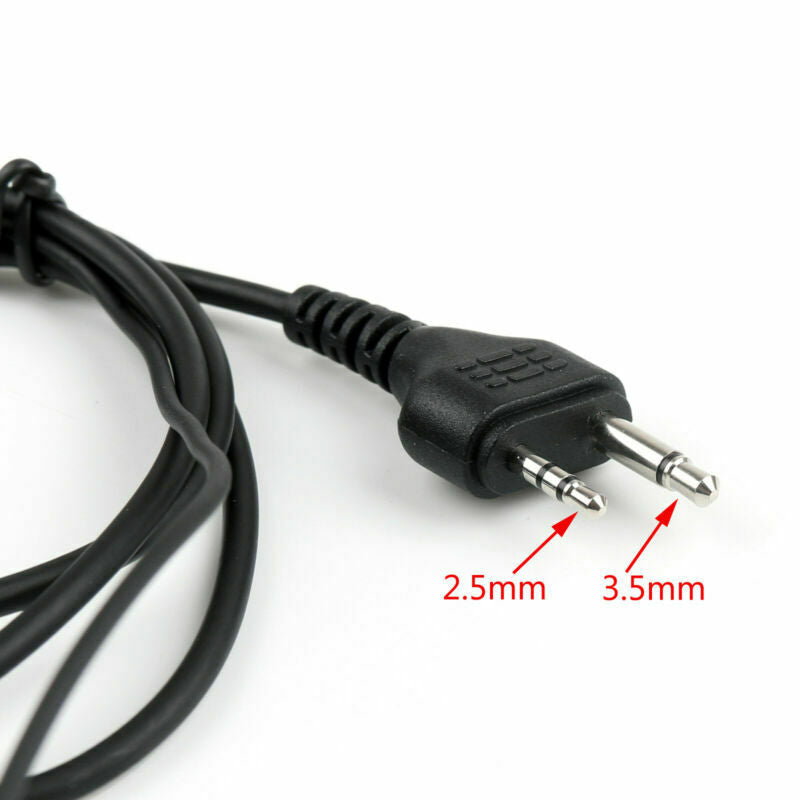 5xG-Shape Ear-Hook Earpiece Headset PTT MIC 2Pin For MIDLAND GXT400 450 Radio