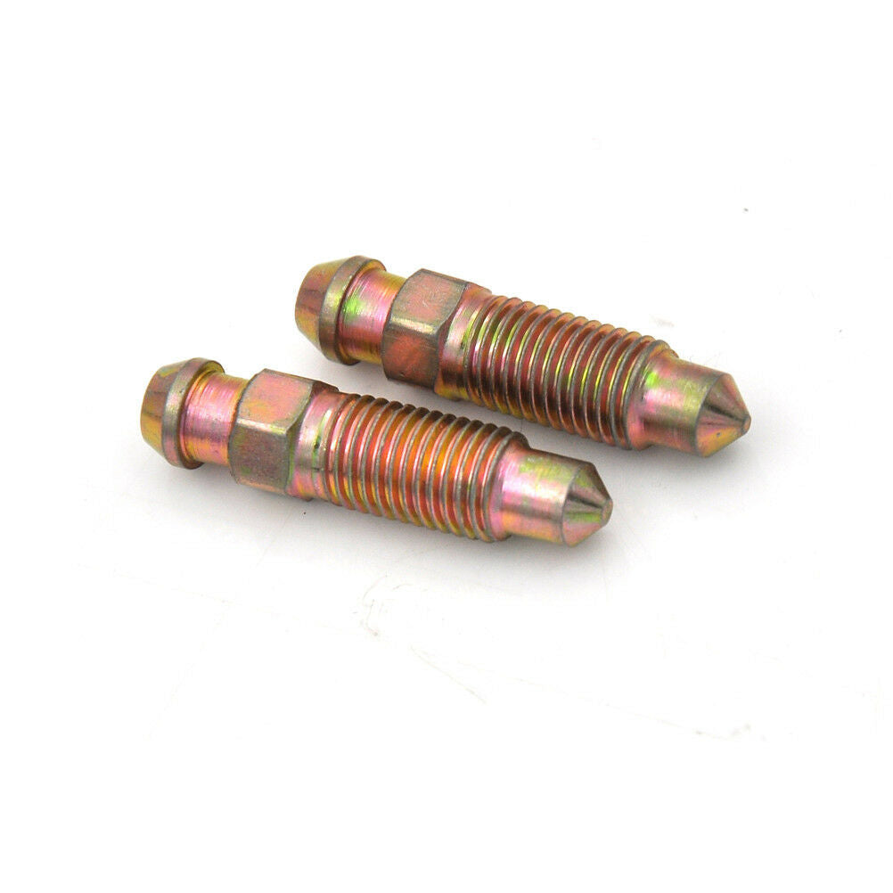 4pcs M8 x 1.0mm Motorcycle Bike Brake Caliper Steel Bleed Screw Nippl.l8