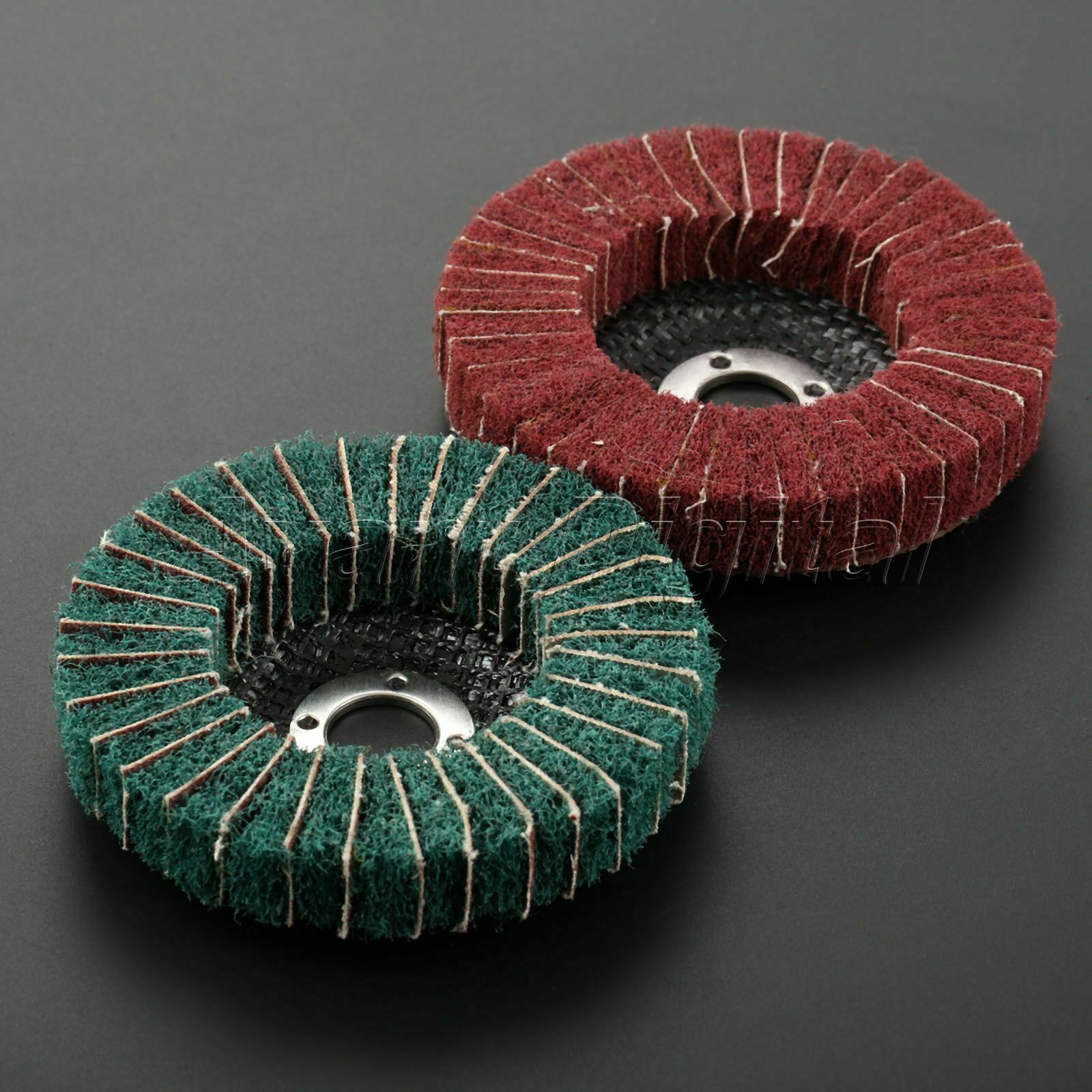 180# 320# Grit 100mm Flap Polishing Wheel Abrasive Buffing Metal Wood Plastic