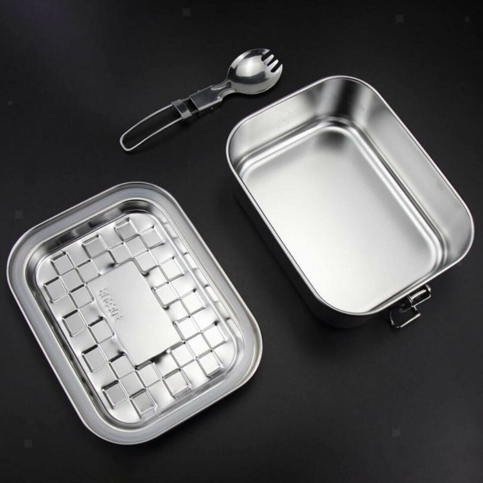 Stainless Steel Thermal Lunch Box Bento Container Insulated Food Jar Picnic