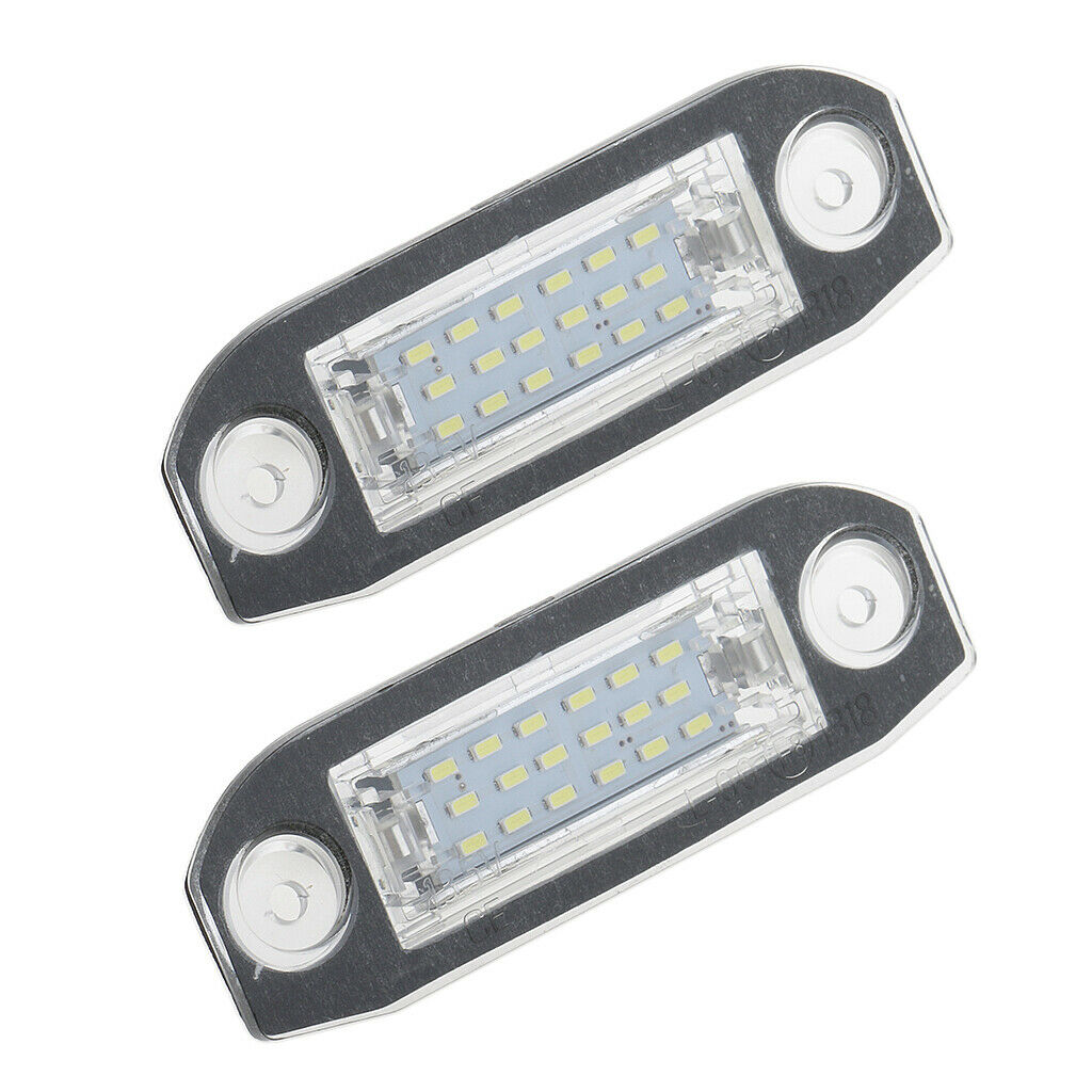 Pair 18 LED Number Plate Lamp for VOLVO S80 S40 S60 V70 C70 CX60 CX70 CX90