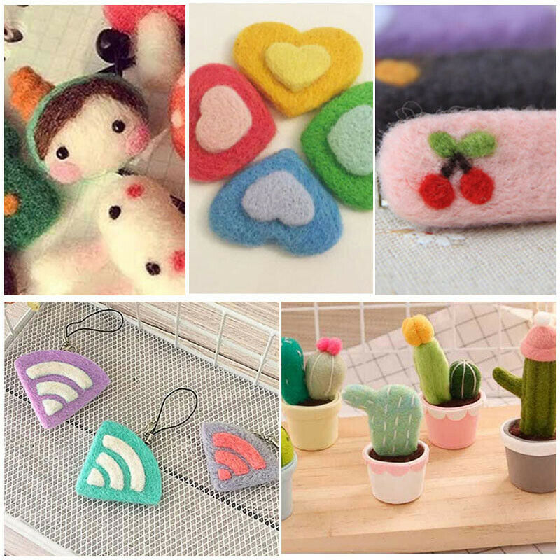 Felting Needles Wool Felt Tools with Eight Needles Tool Craft Solid finge.l8