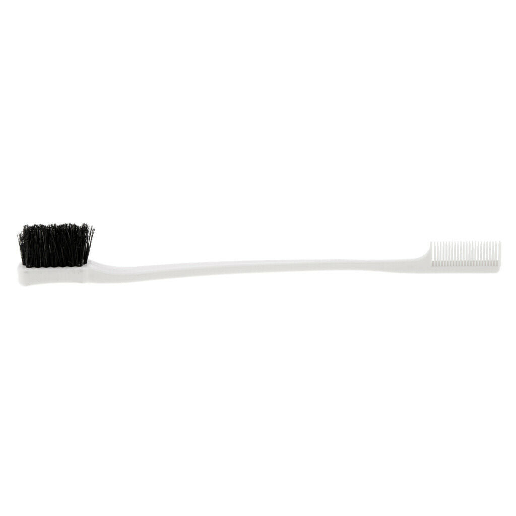 2x 7'' Beauty Double Sided Edge Control Hair Comb Hair Styling Hairbrush