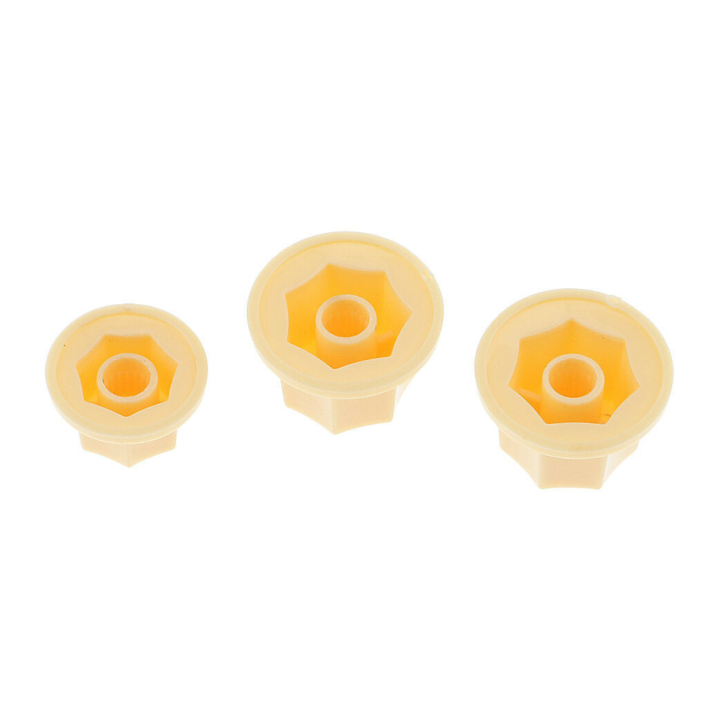 Set of 6 Large+Small Volume&  Control Knob for Jazz Bass Electric Guitar