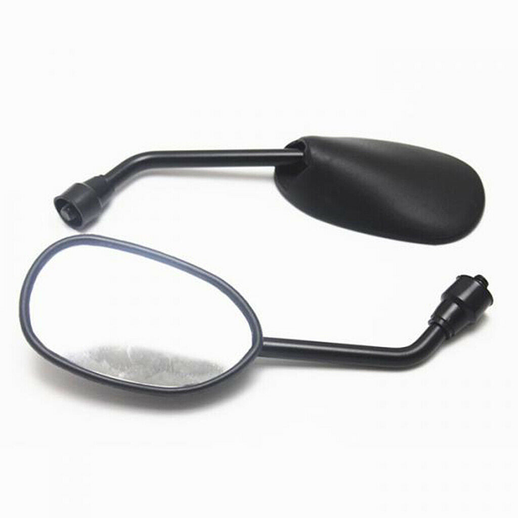 1 Pair Rear View Mirrors 3 '' Round 7/8 '' High Quality Aluminum End Bar Handle,