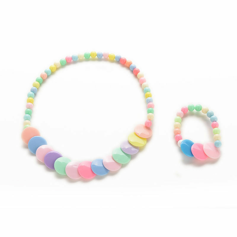 Candy Colors Cute Girl Children Jewelry Bubblegum  Necklace Brace lyLDUKL.l8