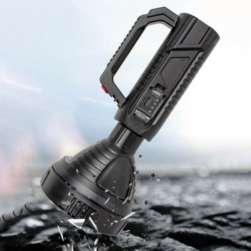 LED Searchlight Rechargeable Super Bright Handheld Portable Flashlight