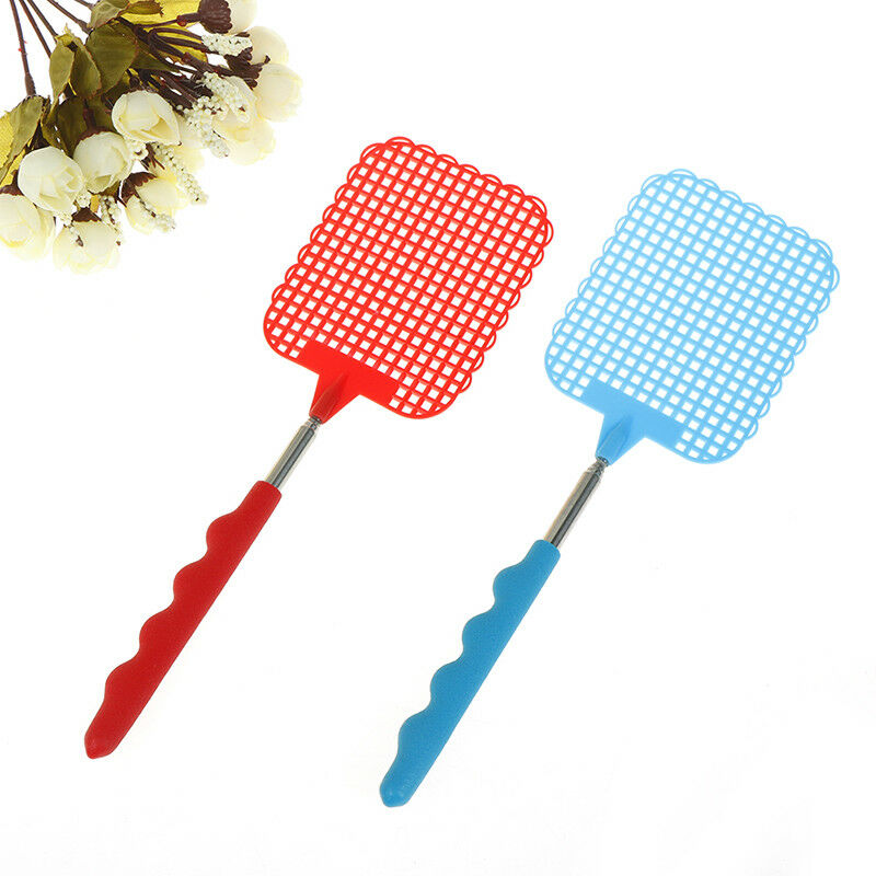 Pest Control Tools Extendable Flies Swatter PlasticSimple Pattern Fly Swat.l8
