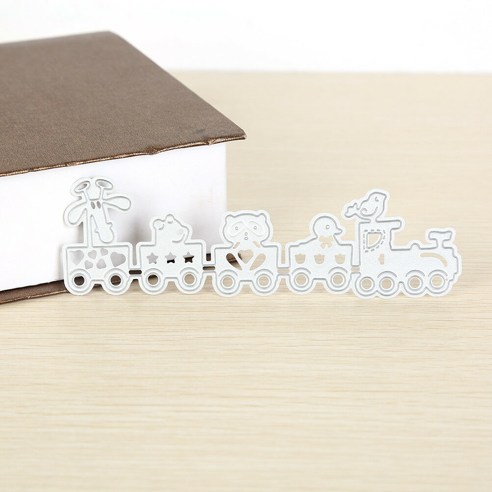 Train Metal DIY Cutting Dies Stencil Scrapbook Album Paper Card Emboss Cra.l8
