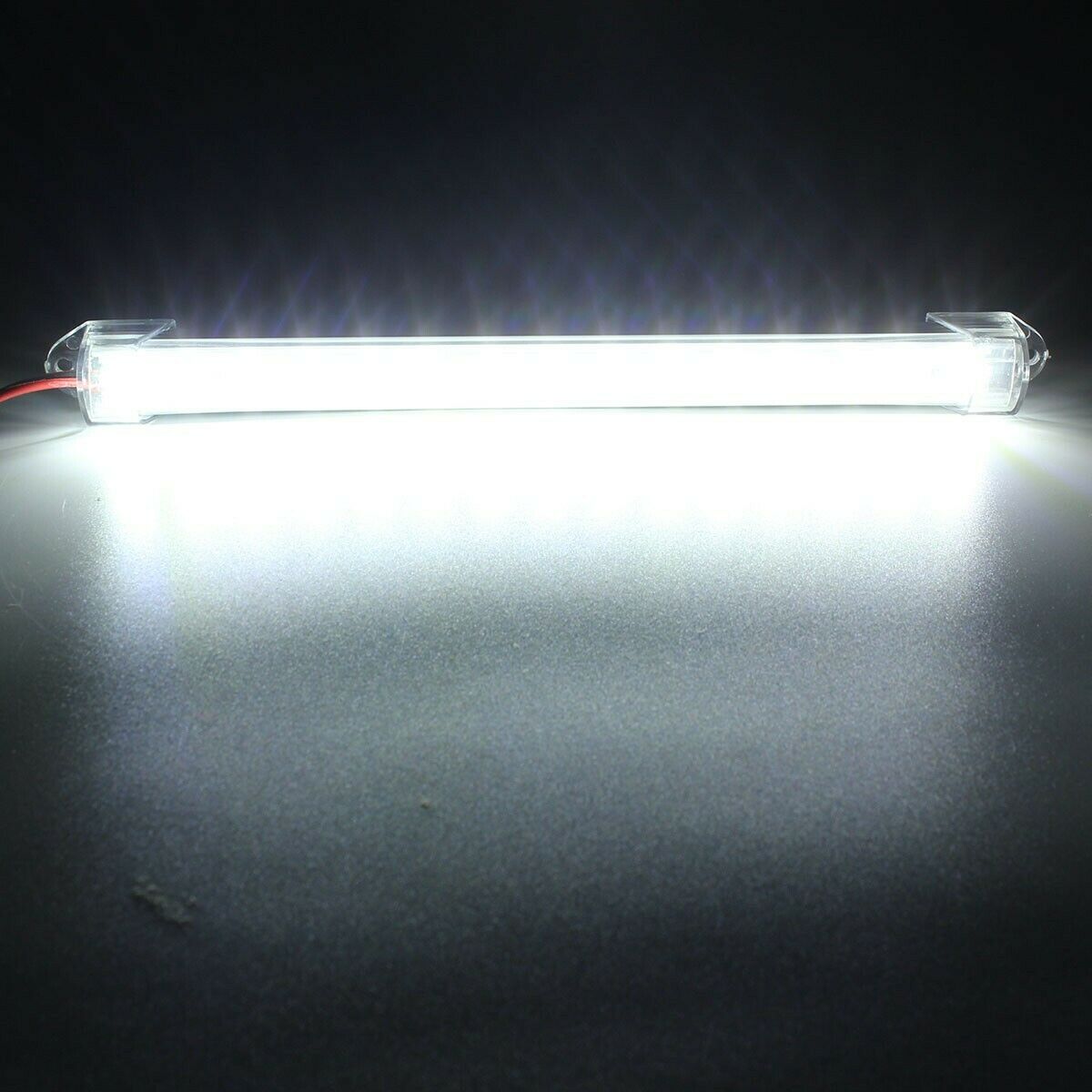 4x 12V 15 LED 5630 SMD Interior Strip Light Lamp Bar White Car Van Carav