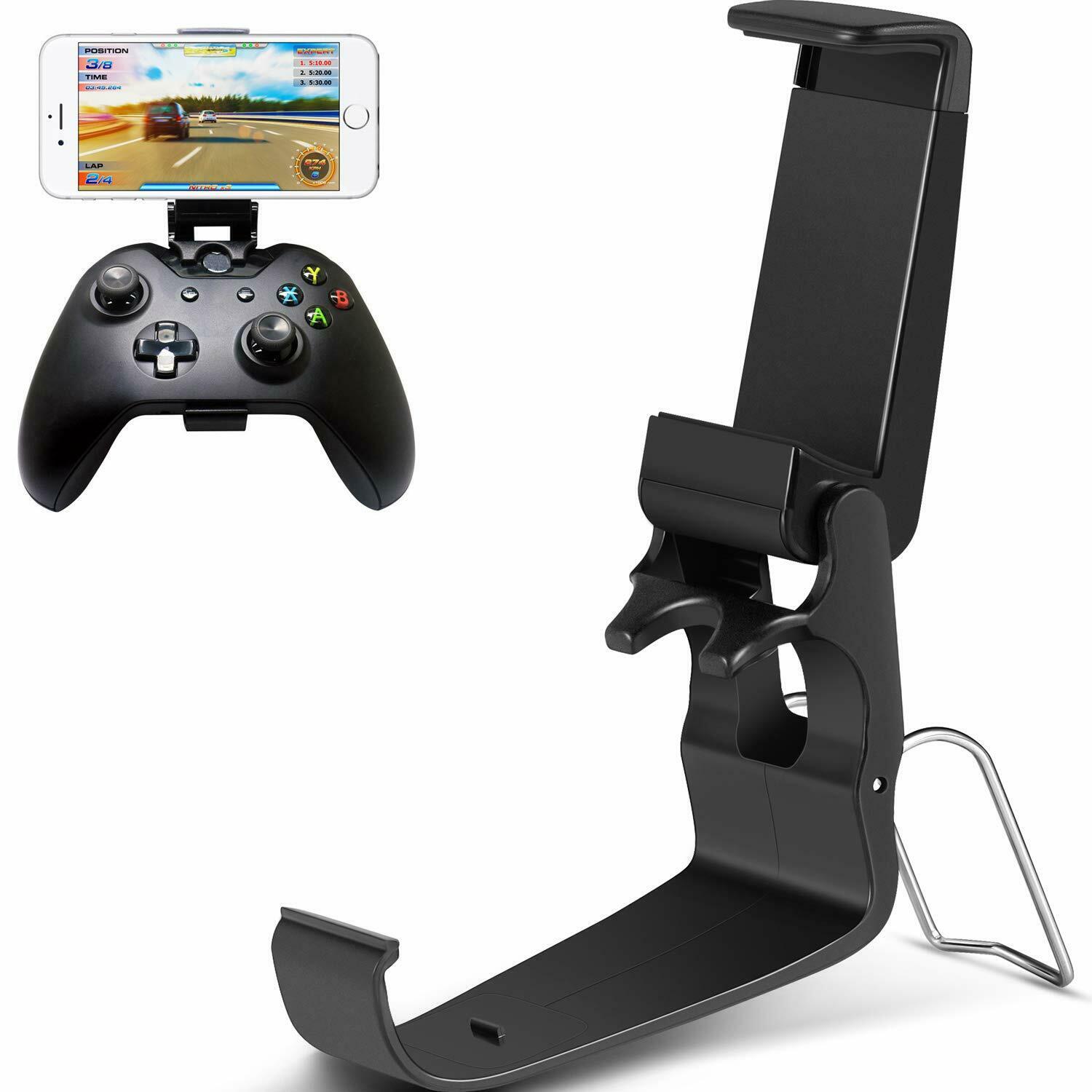 2x Foldable Clip Mobile Phone Plastic Holder Smartphone Game Clamp for Xbox One